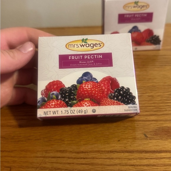 Mrs. Wages Fruit Pectin Home Jell 1.75oz Canning Gel Homemade Jam Set Of 2 - Picture 2 of 3